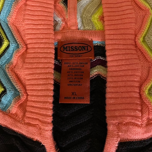 Missoni for Target Girls Youth XL zip-up Sweater - Picture 2 of 2
